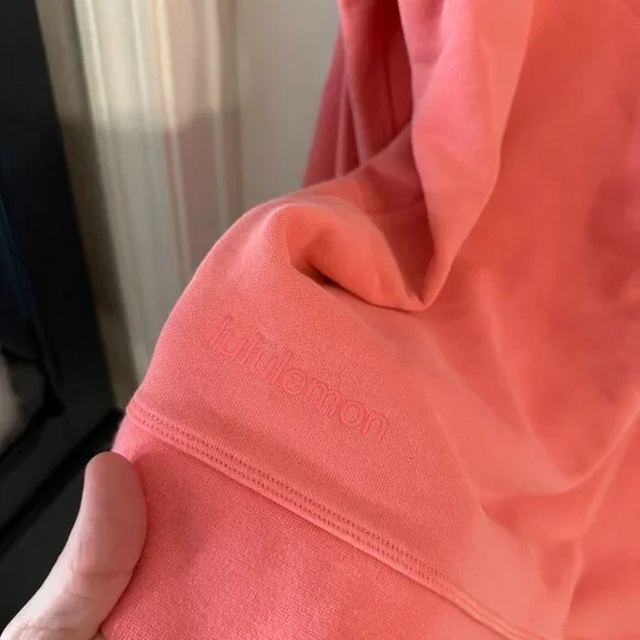 Lululemon Coral Pink Crewneck Sweatshirt Women’s Size L/XL - Picture 4 of 4